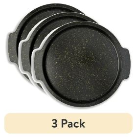 (3 pack) Thyme & Table 14" Non-Stick Pizza Pan - Black
