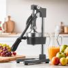 SOGA Commercial Manual Juicer Hand Press Juice Extractor Squeezer Orange Citrus Matte Black