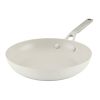 Hard Anodized 10 Inch Ceramic Nonstick Frying Pan, Oven Safe to 500Â°F, Porcelain White