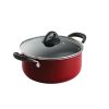 5 Qt Aluminum Nonstick Covered Dutch Oven â€“ Metallic Red