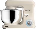 Stand Mixer, KUPPET Stainless Steel Mixer 6.5-QT, kitchen Mixer 6-Speeds Tilt-Head Food Mixer with Dough Hook, Wire Whip & Flat Beater