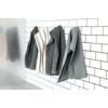 4-Pack Kitchen Towels – Gray & White, Ultra-Absorbent, Durable & Machine Washable, 16x28"