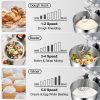 VEVOR Stand Mixer, 660W Electric Dough Mixer with 6 Speeds LCD Screen Timing, Tilt-Head Food Mixer with 5.8 Qt Stainless Steel Bowl, Dough Hook