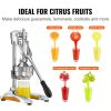 VEVOR Citrus Juice Press, Hand Press Orange Juicer Press, Commercial Grade Manual Citrus Juicer Lemon Squeezer