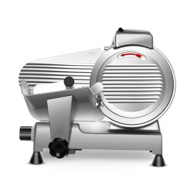 Meat Slicer Machine,8.5/10 Inch Commercial Meat Slicer, 240W Frozen Meat Cheese Deli Slicer,Premium Chromium-plated Steel Blade Semi-Auto Foody Slicer (Option: 10inch)
