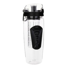 32Oz Fruit Infusing Infuser Water Bottle Water Fruit Bottle BPA Free Plastic Sport Fruit Infuser Water Bottles With Infuser Juice Shaker Drink Bottle (Option: Style F)