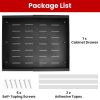 Expandable Pull out Cabinet Organizer Slide out Drawers Roll out Sliding Storage Self Carbon Steel with 12.2-20.5in Extendable Width 17lbs Max Load